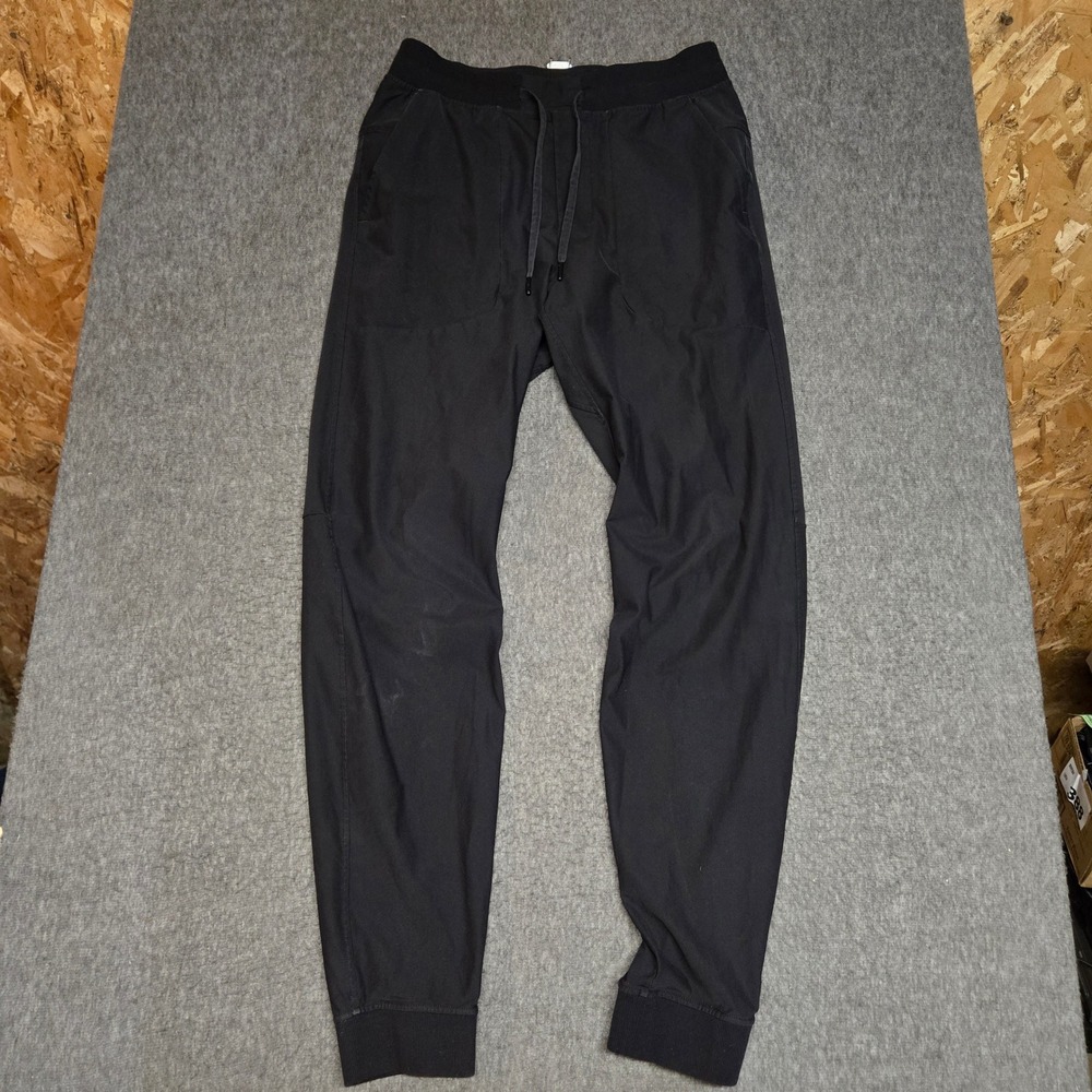Lululemon ABC Jogger Mens Medium Black Warpstreme Athletic Activewear